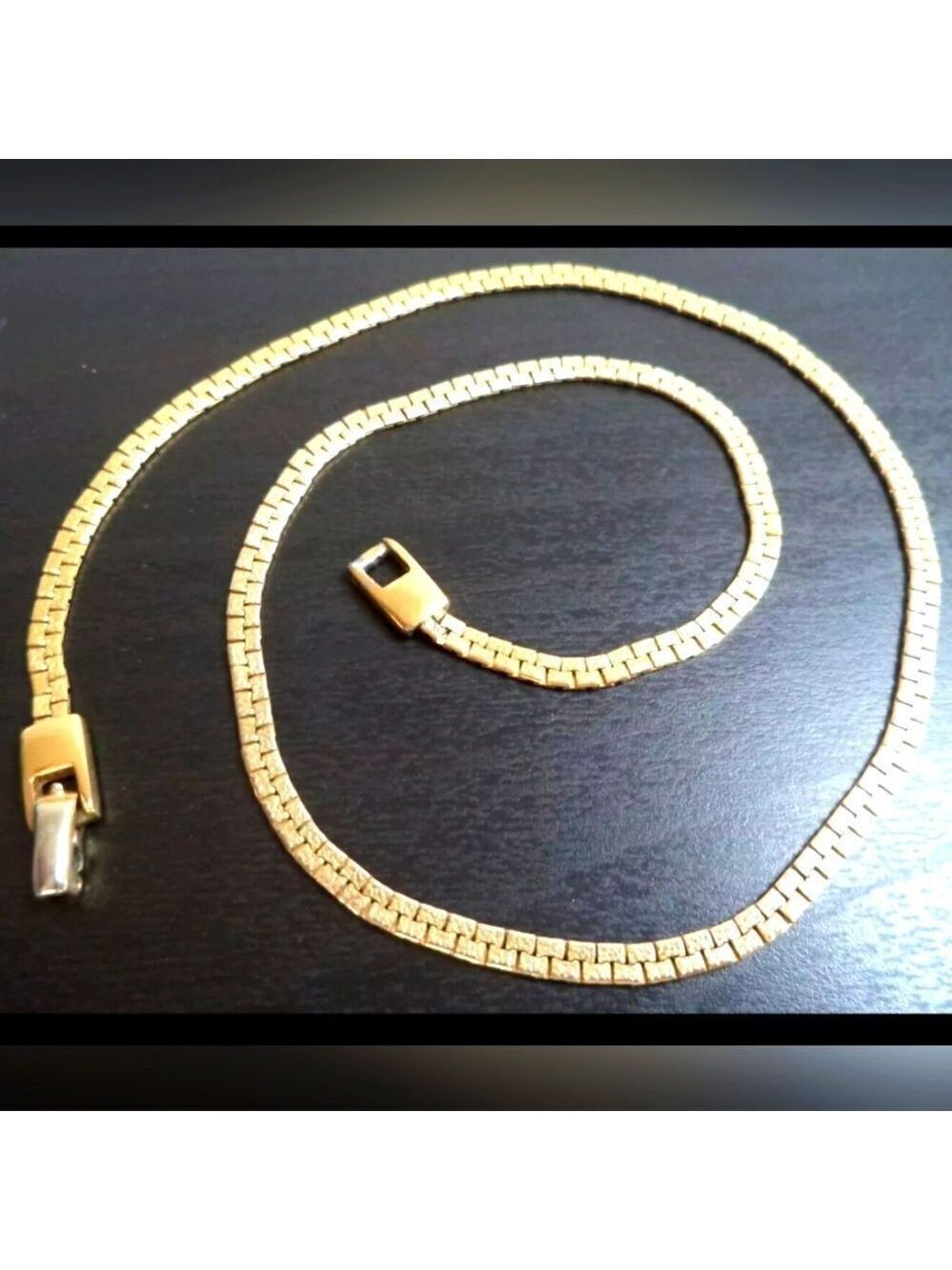 NAPIER GOLD TONE 16.5" NECKLACE VTG